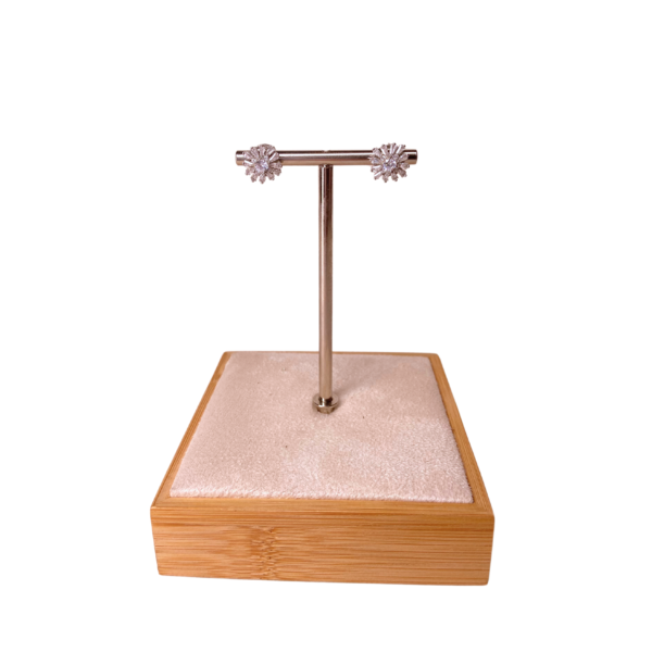 Brinco Flor Prata