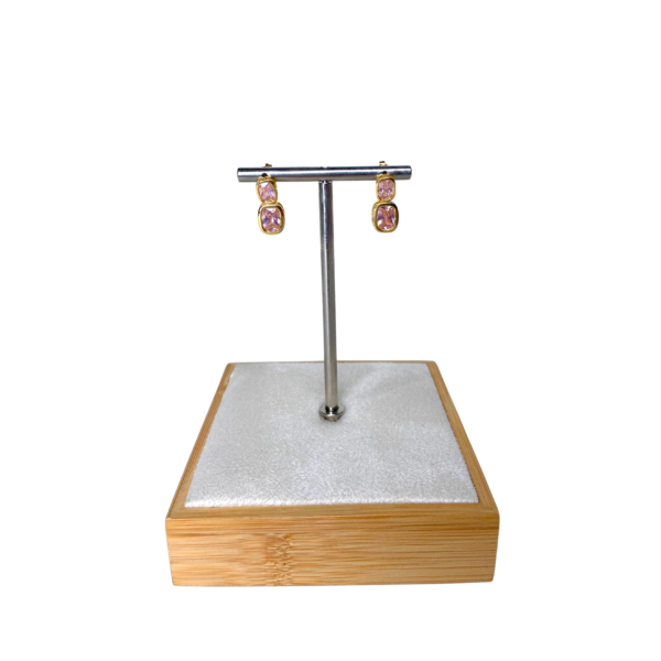 Brinco Pedra Rosa