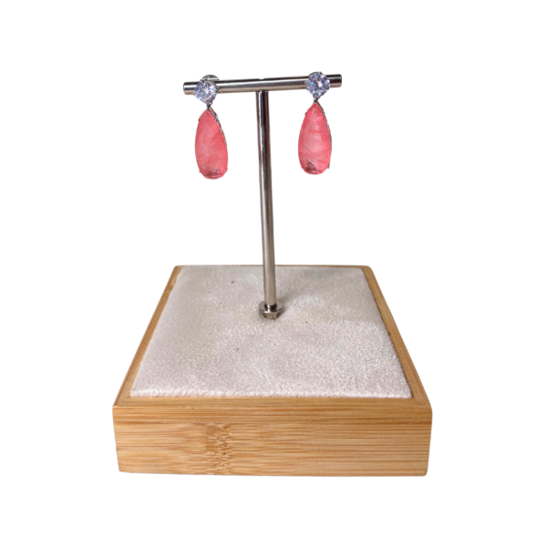 Brinco Pedra Coral