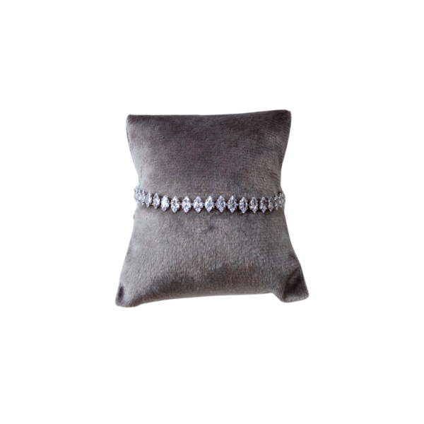 Pulseira Hexágono Prata