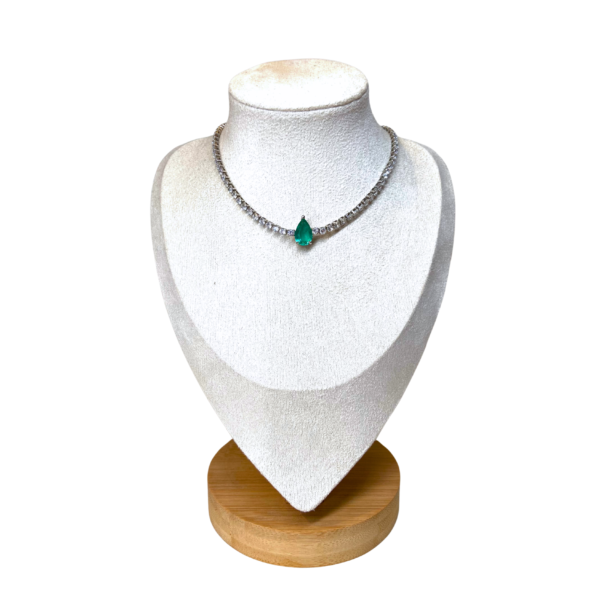 Riviera Prata com Pedra Turquesa