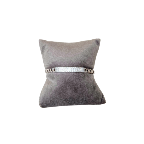 Bracelete Retangular Prata